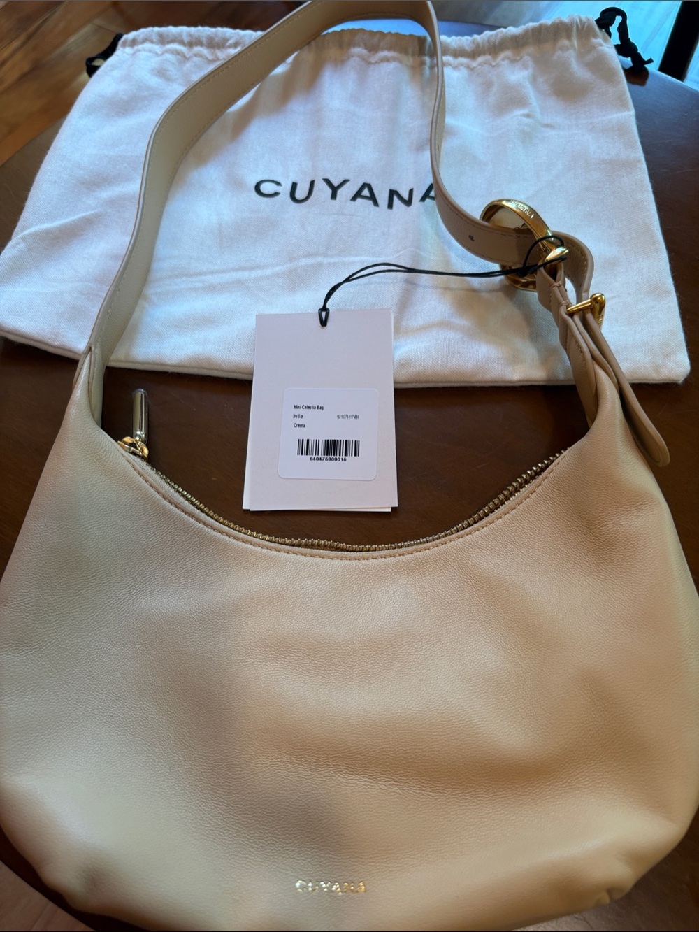 Cuyana Mini Celestial Bag in Crema. New With Tags.